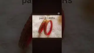#jewellery  #silkthread bangle designs # price under 350# party wear# custamized bangles available