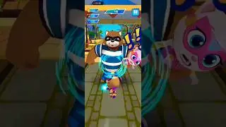 Ginger Saving Angela 😍 !!! Talking Tom Hero Dash !!! #talkingtom #games #shorts