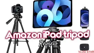 Amazon ipad tripod install and review! MACTREM iPhone iPad Tripod Stand!