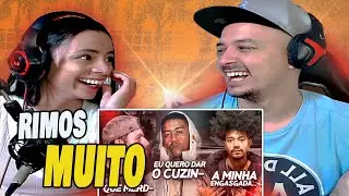 OS MELHORES CORTES SECOS DAS BATALHAS DE RIMA | Parte 1 [ REACT WALL E CAMILA FRAN&Ccedil;A ]