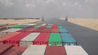 Crossing The Suez Canal, Egypt - Beautiful Experience || The Shipping Community