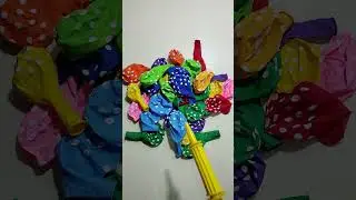Colourful Balloons ASMR | Stress Relief Video #satisfying #asmr #relaxing