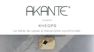 KHEOPS, la table de repas &agrave; m&eacute;canisme synchronis&eacute;