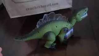 reviewing my battery operated dinosaur