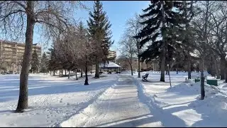 Walking in Regina, January 30, 2026: Another short walk on a slightly wonky knee
