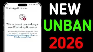 WhatsApp Ban Spam Problem Solution2026 |This account can no longer useWhatsApp Problem New 2026