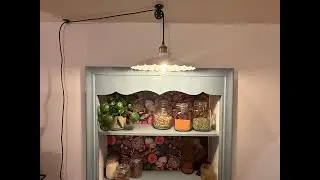 Super cute plug in lighting fixture with a really easy install!