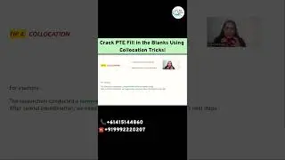 Most Important PTE Collocation (2025) | Reading Fill in The Blanks | PTE UNIVERSE