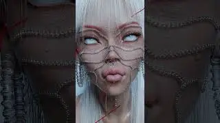 Sharing my characters w/ weird eyes! 👁️ check out my 3D #tutorials so you can learn how to make it