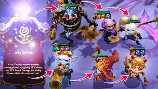 10 Yordle With Wild Growth Gain ++PH++AD ++AP: 3 STAR ? | TFT SET 16 RANKED #tftset16