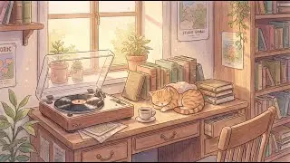 🐱 Lofi Jazz Piano with Ocean Sounds | 1 Hours Sleep Study Relax Music 爵士鋼琴配海洋音效 適合讀書放鬆