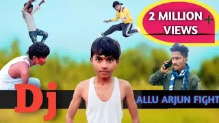 Dj action spoof allu arjun fight || comedy video|| Rammilan7090