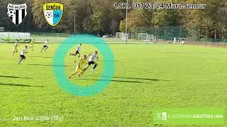 U17 1.SKL MURA-SENCUR, Jan Rok Cijak #footballhighlights, goal, gol, football match, 23/24