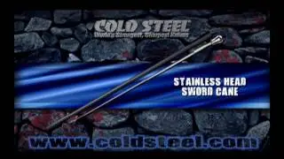 Stainless Head Sword Cane : Cold Steel
