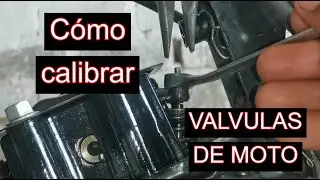 CÓMO calibrar las VÁLVULAS de tu moto / *NS125 (rouser) *