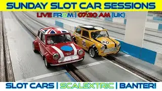 Sunday Slot Car Sessions Kicks off for the new year!! #slotcars #scalextric