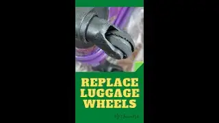 Replace luggage wheels #Shorts