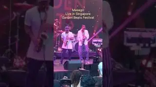 Masego performing live at Singapore Garden Beats Festival