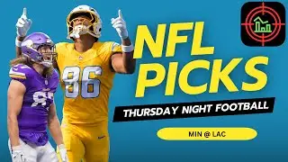 Live: NFL Player Prop Picks Week 8 Thursday Night Football: Vikings @ Chargers | TNF Best Bets