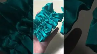 DIY Ruffle scrunchies #scrunchies #rufflescrunchies #fatmadiy