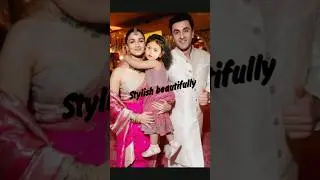 Alia bhatt ranbir with raha kapoor at sonam kapoor baby shower spotted