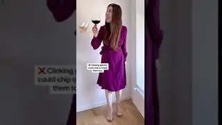 Is glass clinking etiquette friendly?