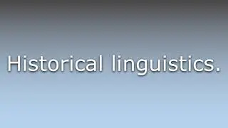 What does Diachronic linguistics mean?