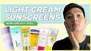 Best LIGHT CREAM Sunscreens ☀️ Combination Skin Friendly! (Filipino) | Jan Angelo