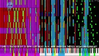 BLACK MIDI Test 1 - ReactOs MIDI Mapper