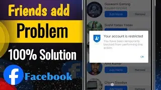 You have Temporarily blocked from performing this action Your Account is restricted facebook problem