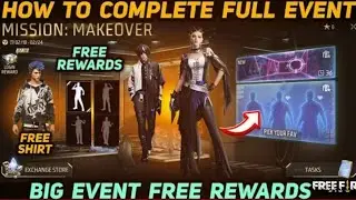 Free Fire  Massion Makeover Event.   l How To Comeplete Mission Makeover l Massion Makeoer Free Fire