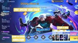 shining album special skin trick🔥 free special #mobilelegends #shiningalbum #giveawayyy #spongebob