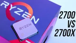 AMD Ryzen 7 2700 vs 2700X - CPU Benchmark Comparison