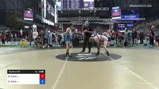 117 Lbs Round Of 32 - Nicole Koch, Colorado Vs Arieana Arias, California A098