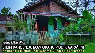 SUASANA PEDESAAN DI CILACAP BARAT, KAMPUNG KALIMATI DESA CIPOROS DI CILACAP JAWA TENGAH
