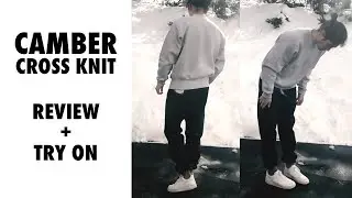 Camber Cross-Knit review & try-on: sweatshirt/sweatpants