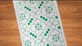 How to draw geometric art  pattern || pattern drawing , graph paper drawing