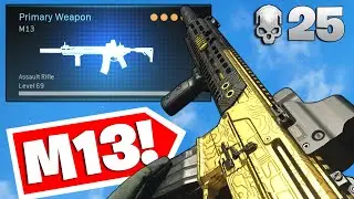 the M13 is INSANE in WARZONE! BEST M13 CLASS SETUP! 25 KILL GAMEPLAY! (MODERN WARFARE WARZONE)
