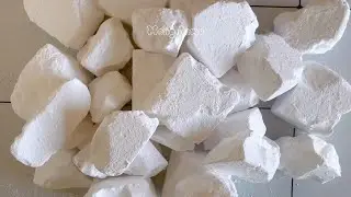 Pure white irregular chalk