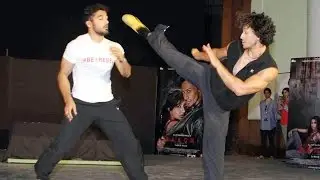Tiger Shroff stunt at 23rd SOL Lions Gold Awards 2017