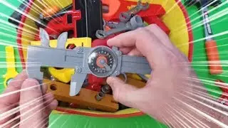 Educational video with toy hand tools for children