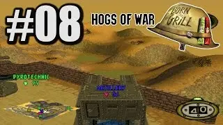 Давайте сыграем в Hogs Of War #008 &mdash; Выводим из игры тяжёлые пушки
