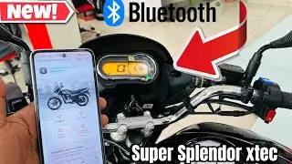 Hero super splendor xtec bluetooth connection✅| full hindi review 🔥hero new super Splendor xtec 125🔥