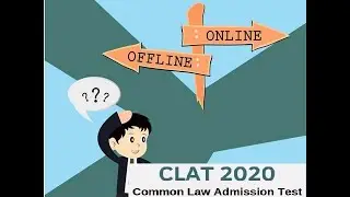 CLAT 2020 LATEST UPDATE || Exam Date Out || Online or Offline Mode Exam?? | Clat 2020 Admit Card