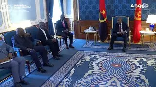 João Lourenço dialoga com membros da Conferência Episcopal da RDC