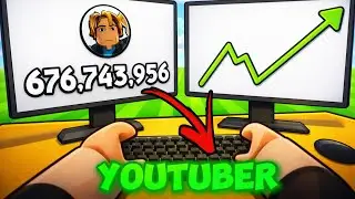 Become a MILLIONAIRE YOUTUBER in ROBLOX..!! 🔥