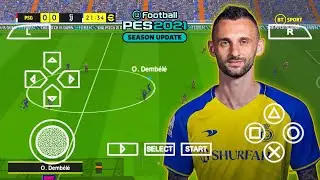 eFootball PES 2024 PPSSPP Full Update Team Europe, Patch EA FC24 V2 & Arab HD Graphics