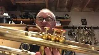 Custom Schilke X4 MK Drawing #7 - Trumpet Overview