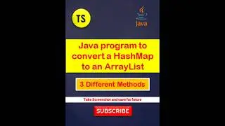 Converting HashMap into ArrayList using 3 Different Methods | जावा