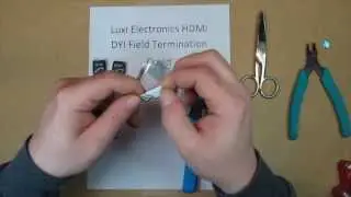 How to Field Terminate an HDMI Cable and Connector - Falcon Technologies, Inc.